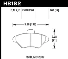 Front Performance Ceramic Disc Brake Pad image 2