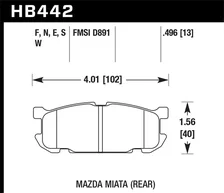 ER-1 Disc Brake Pad image 2