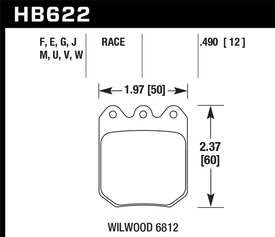 DTC-60 Disc Brake Pad