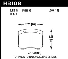 Blue 9012 Disc Brake Pad image 2