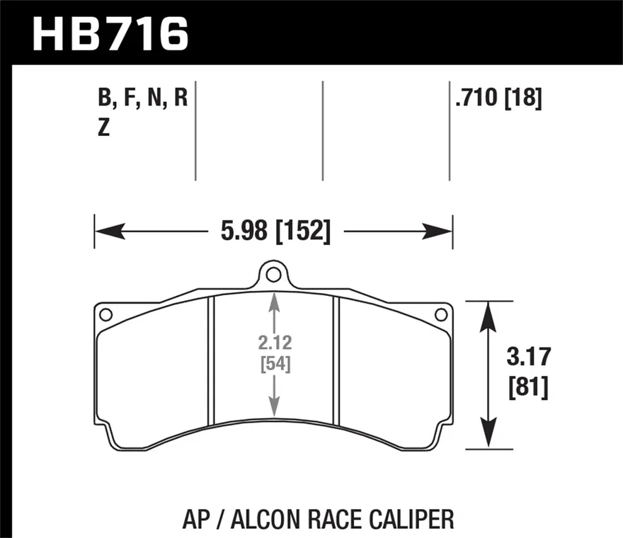 DTC-60 Disc Brake Pad