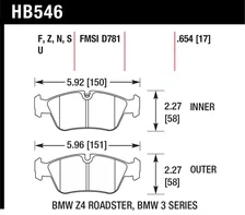 Front HT-10 Disc Brake Pad for BMW image 2