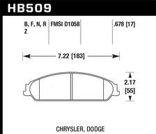 Front Performance Ceramic Disc Brake Pad image 2