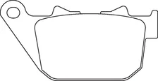 Rear Sintered Metallic Disc Brake Pads for Harley-Davidson image 2