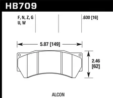 HPS Disc Brake Pad image 2