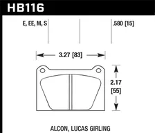Blue 9012 Disc Brake Pad image 2
