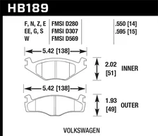 ER-1 Disc Brake Pad image 2