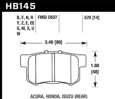 ER-1 Disc Brake Pad image 2