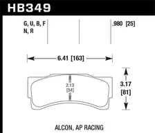 ER-1 Disc Brake Pad image 2
