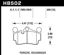 Rear Performance Ceramic Disc Brake Pad image 2