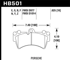 Front Performance Ceramic Disc Brake Pad image 2