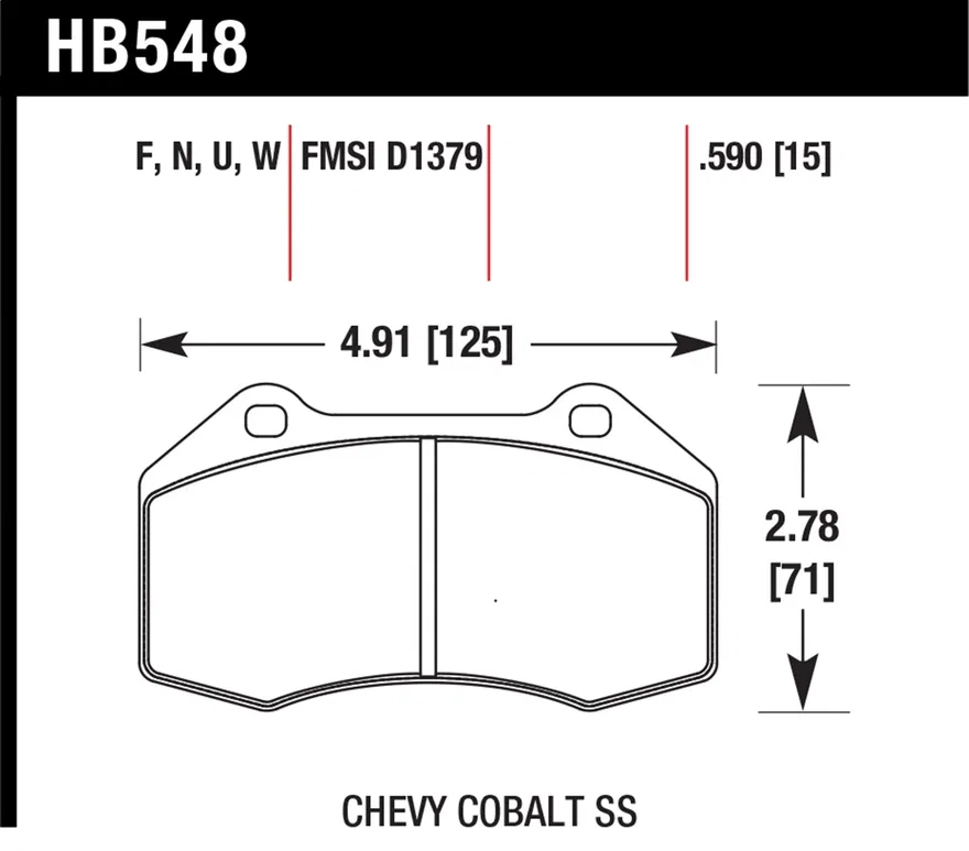 DTC-70 Disc Brake Pad