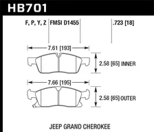 Front Performance Ceramic Disc Brake Pad image 2