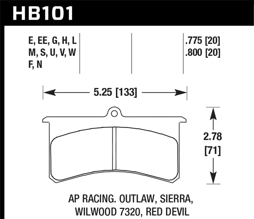 DTC-70 Disc Brake Pad
