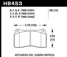 Front Performance Ceramic Disc Brake Pad image 2