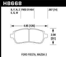 ER-1 Disc Brake Pad image 2