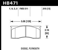 Front HPS Disc Brake Pad image 2