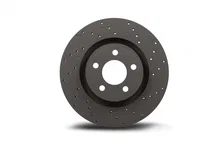 Front Talon Cross Drilled And Slotted Brake Rotors image 3