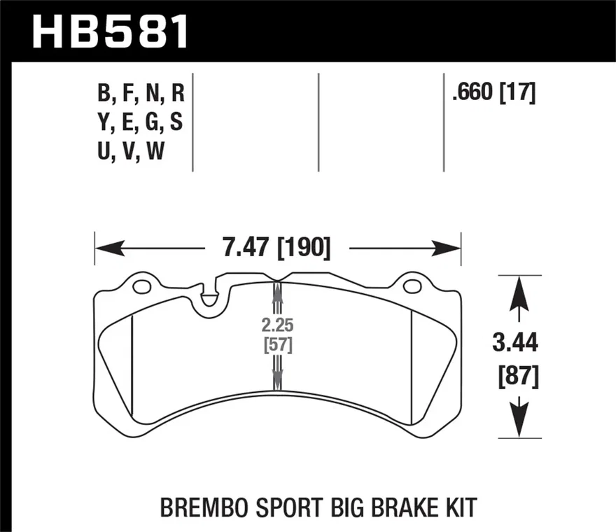 DTC-70 Disc Brake Pad for Volvo S60
