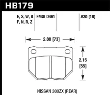 Rear Performance Ceramic Disc Brake Pad image 2