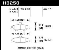 Rear Performance Ceramic Disc Brake Pad image 2