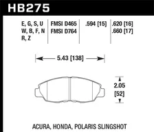 Front Performance Ceramic Disc Brake Pad image 2