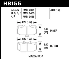 ER-1 Disc Brake Pad image 2