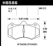 Performance Ceramic Disc Brake Pad image 2