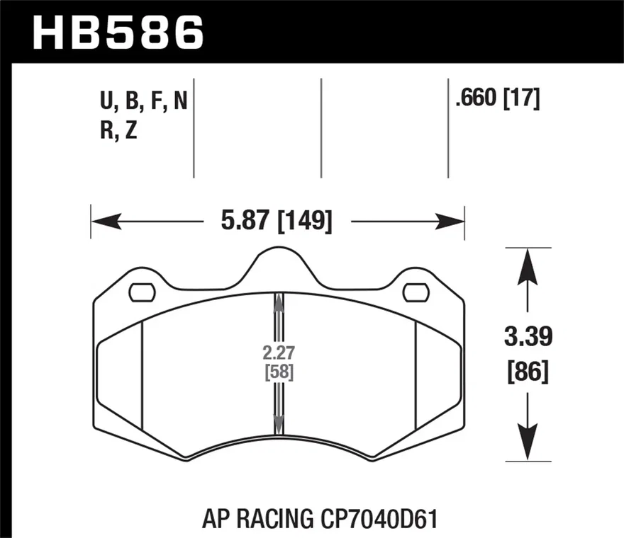 DTC-60 Disc Brake Pad