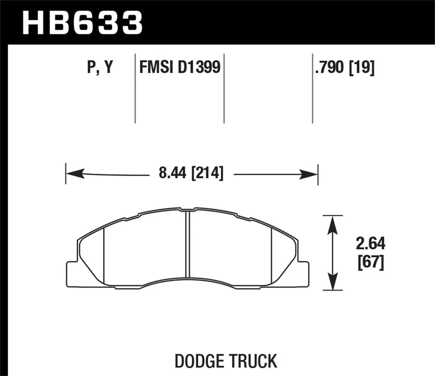 Front LTS Disc Brake Pad