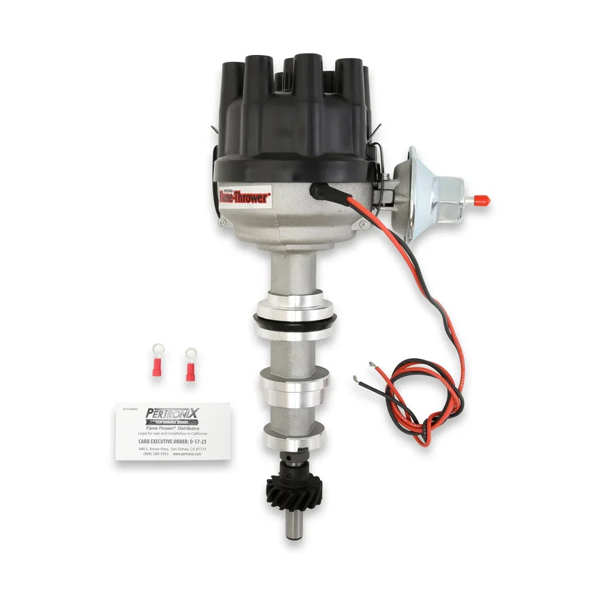 Dist Cast I3 Ford FE blk cap