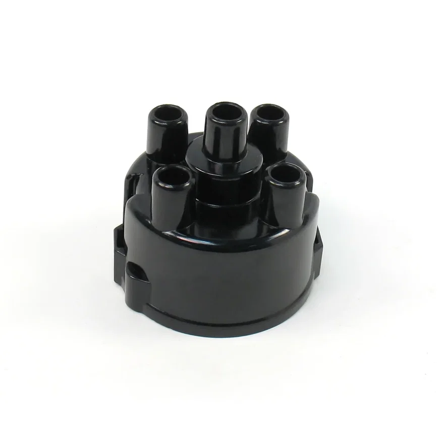REPLACEMENT CAP FOR FLAME-THROWER "STOCK-LOOK" 4-CYLINDER 45D STYLE DISTRIBUTORS. TOP EXIT CAP