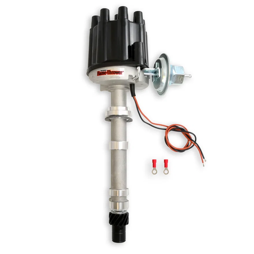 Dist Cast Chevy SB/BB blk cap