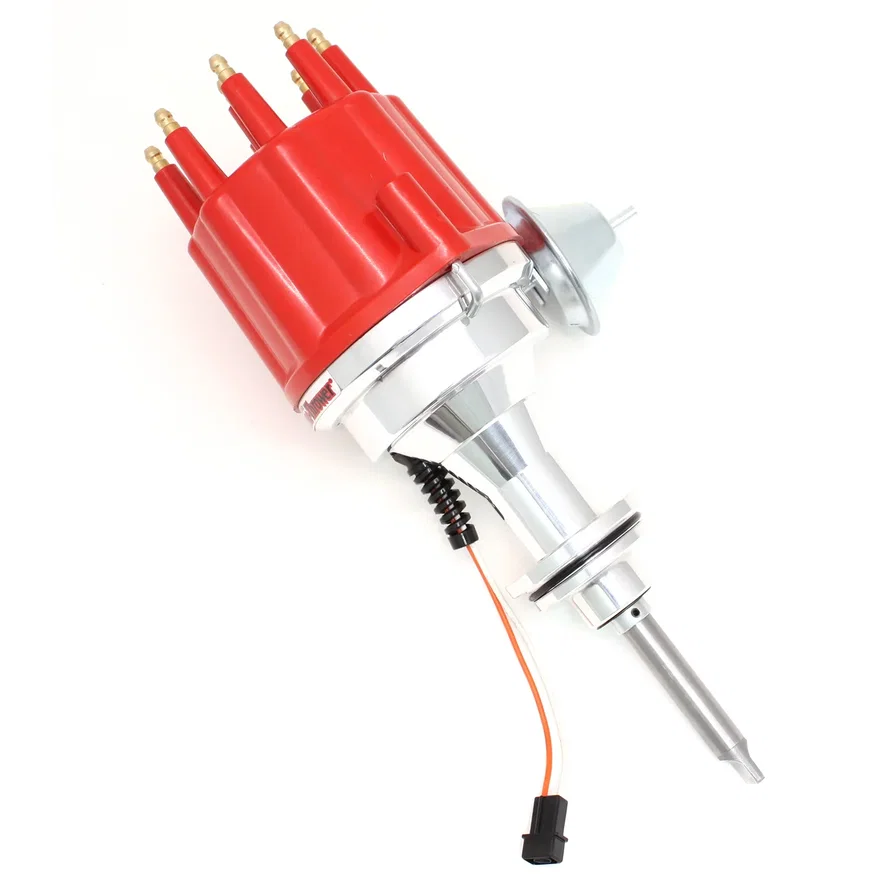 Dist Billet Mag Trig Mopar 426-440 Red Male cap Vac Adv for Chrysler