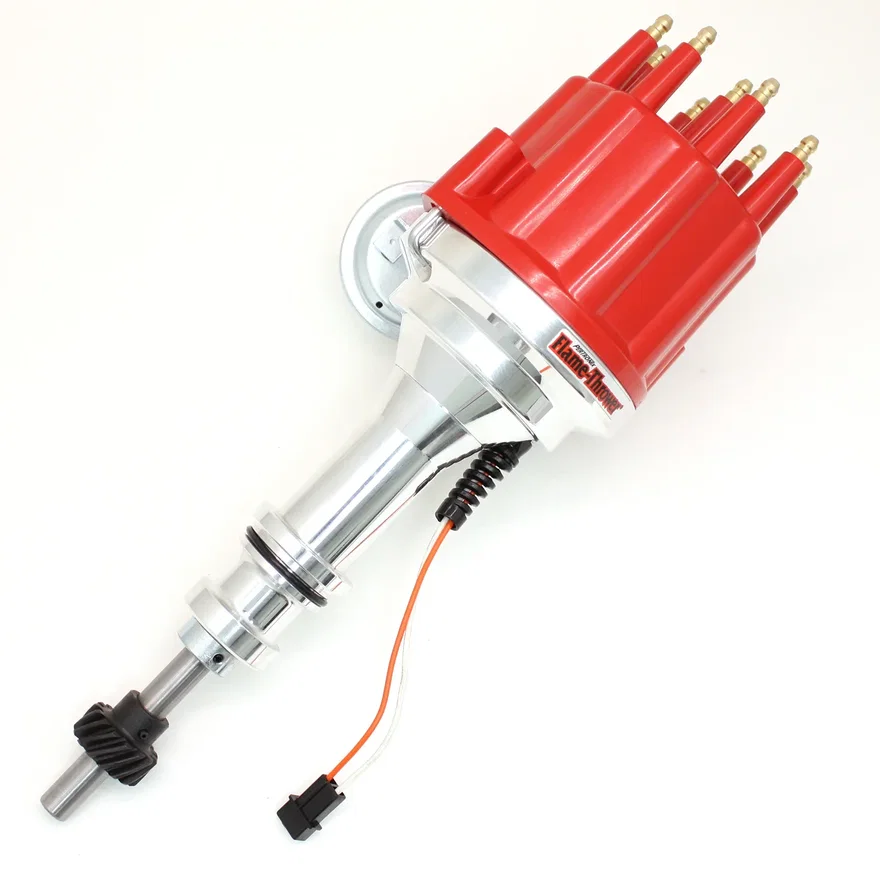 Dist Billet Mag Trig Ford 351W Red Male cap Vac Adv