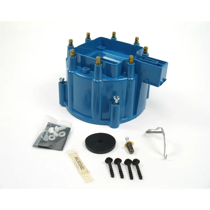 Flame-Thrower HEI Distributor Cap Blue