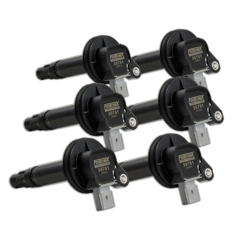 Coil Flame-Thrower Ford V6 EcoBoost 3.5;2-Pin Gray;Set of 6; 2010-12