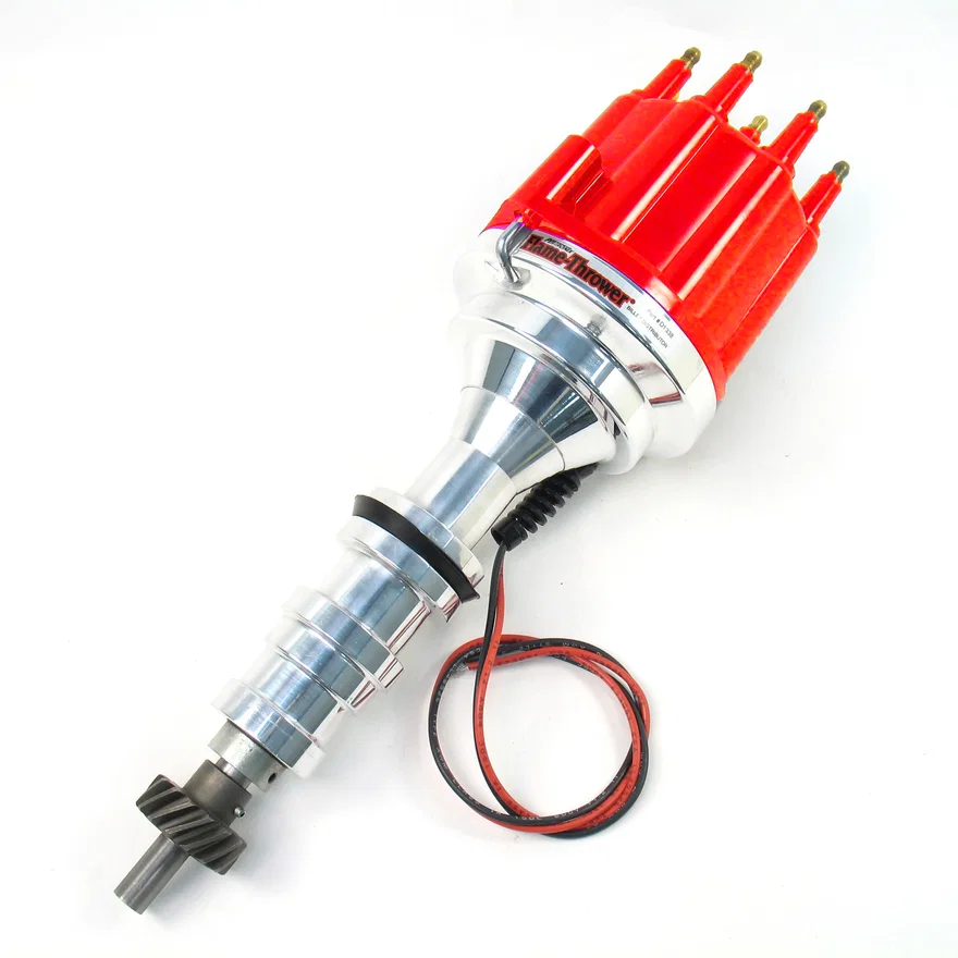 Dist Billet Ford FE 352-428, No Vac Red Male Cap