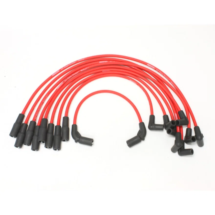 Flame-Thrower Spark Plug Wires 8 cyl 8mm 1996-99 GM Truck 5.0/5.7L Red