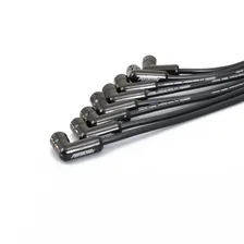 Flame-Thrower Spark Plug Wires 8 cyl Universal 90° Black Ceramic Boot; 8MM Black Wire image 3