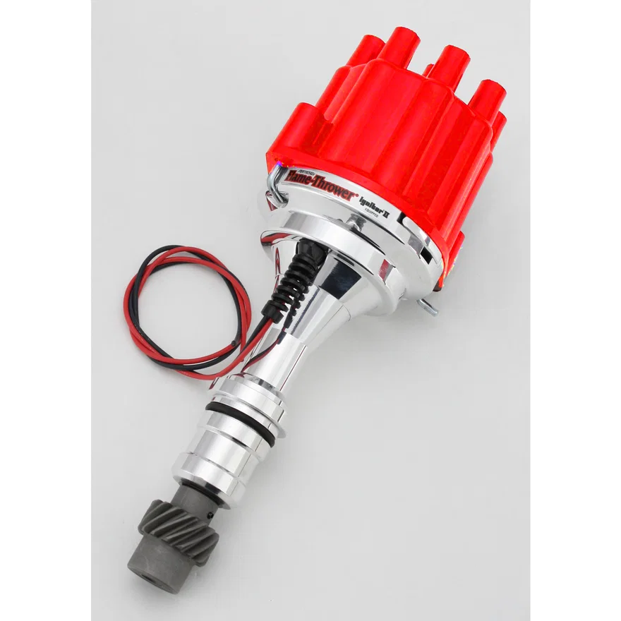 Dist Billet Oldsmobile V8 Non/Vac Red Cap