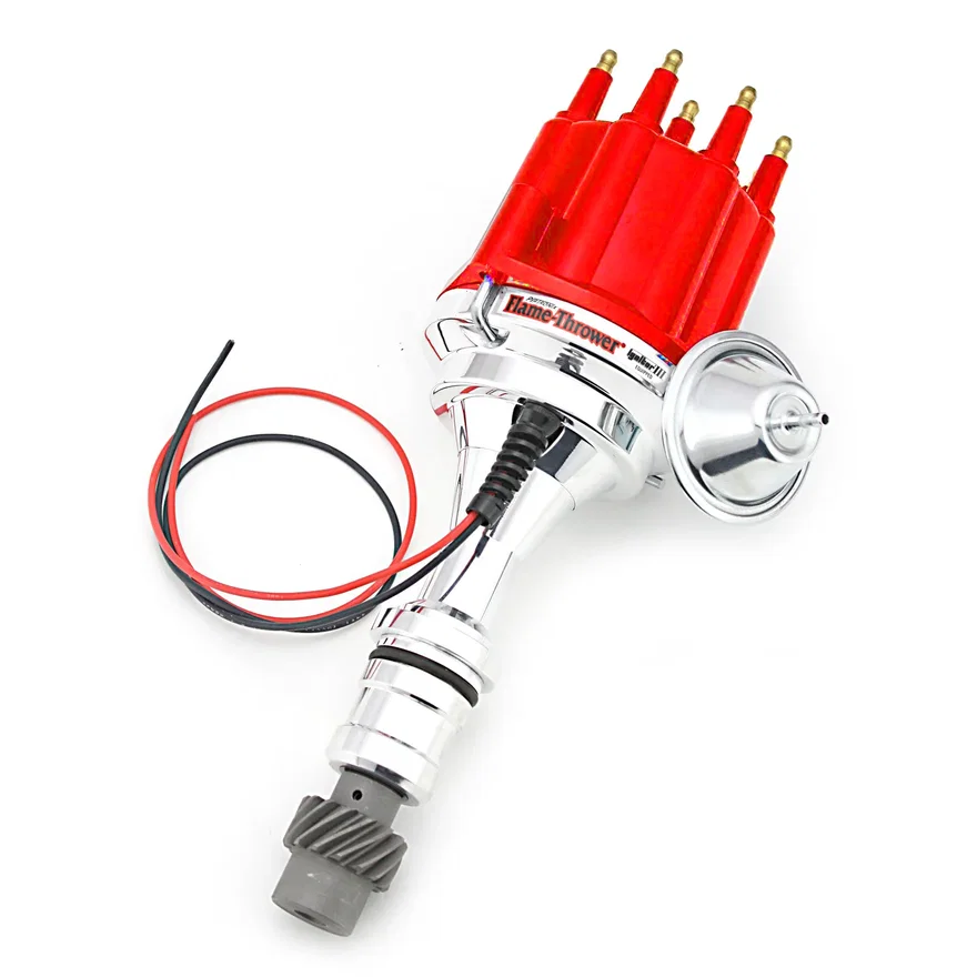 Dist Billet I3 Oldsmobile V8 Vac Red Male Cap