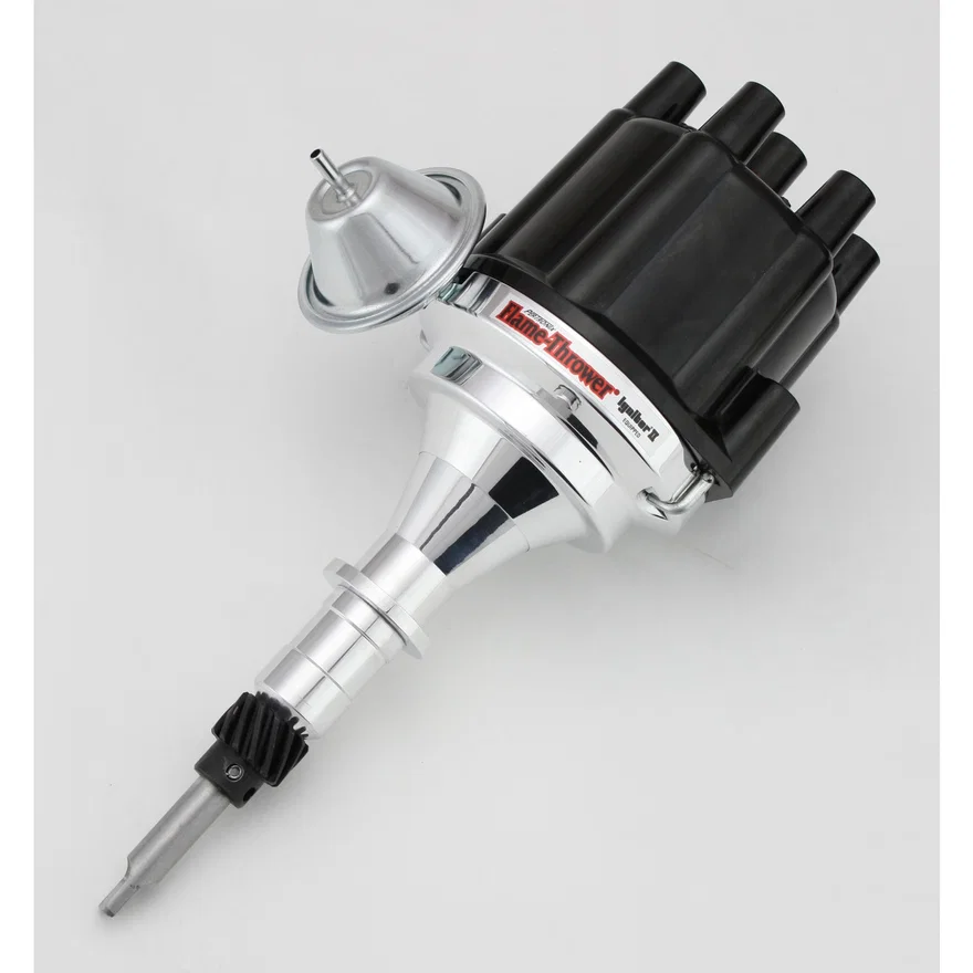 Dist Billet GM L6 Vac Blk Cap for Buick