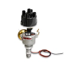 Dist British 4 cyl cast Ignitor vac top exit cap image 2