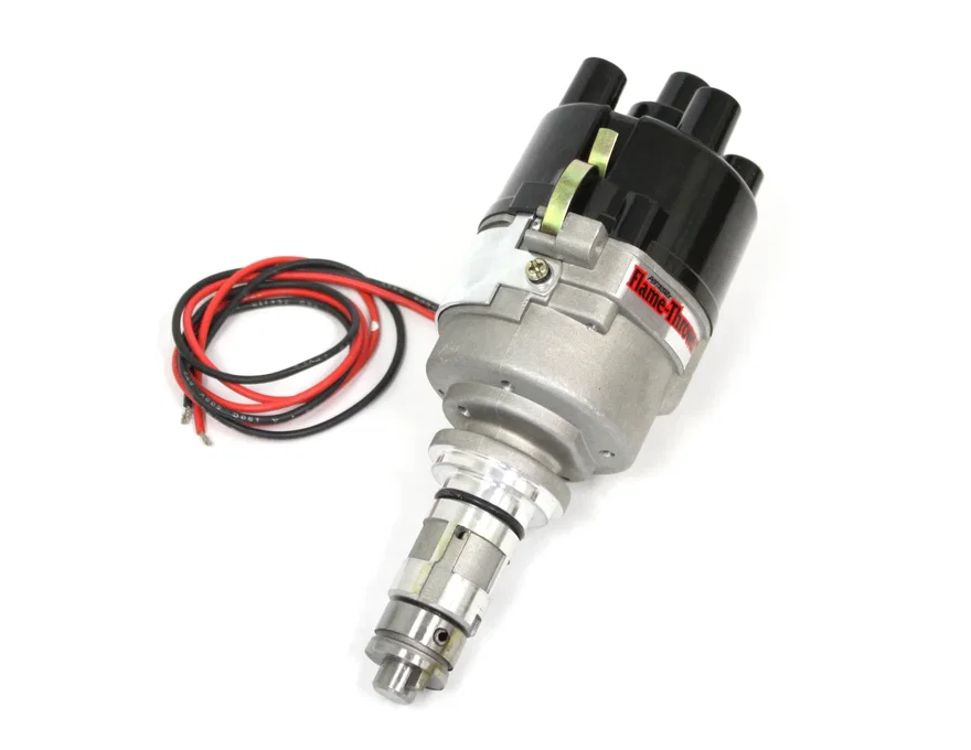 Dist British 4 cyl cast I3 non-vac top exit cap