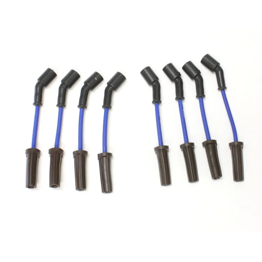 Flame-Thrower Spark Plug Wires 8 cyl 8mm 1998-2009 GM LS1 Blue