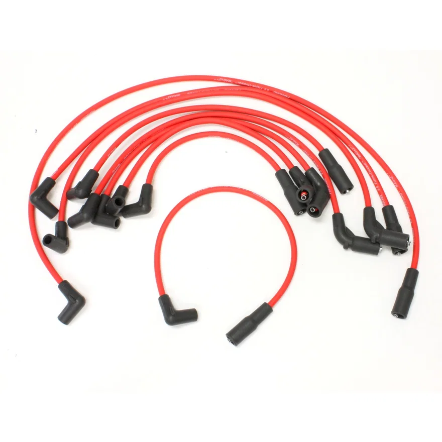 Flame-Thrower Spark Plug Wires 8 cyl 8mm 1993-97 Camaro 5.7L LT1 Red