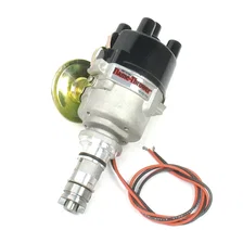 Dist British 4 cyl cast Ignitor vac top exit cap image 3