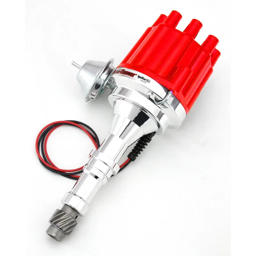 Dist Billet I3 Buick V8 400-455 Vac Red Cap