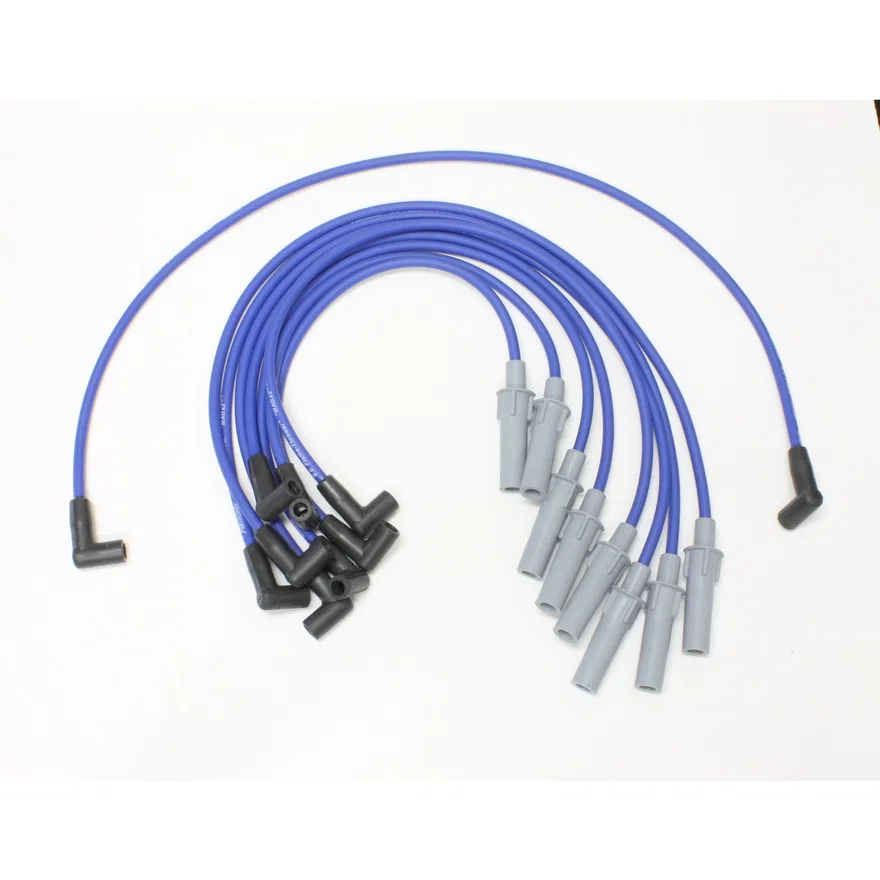 Flame-Thrower Spark Plug Wires 8 cyl 8mm 1992-2003 Dodge Truck 5.2/5.9L Blue